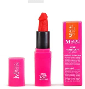 JGA - Rossetto impermeabile per addio al nubilato, ideale per addio al nubilato, regalo divertente Bride to be Rossetto colorato JGA (Red Velvet)