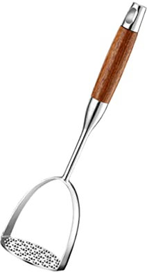 Kichvoe 1pc Manual Potato Masher Lightweight Food Crusher Tool for Easy Potatoes Assorted Color for Pureeing Vegetables and Fruits Compact Kitchen Gadget for Home Use