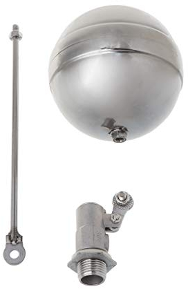 Schwimmende Kugel-Schwimmerventile aus Edelstahl, DN15, Außengewinde, verstellbare Wasser-Schwimmerkugel für langlebigen und rostfreien Kugelgriff, Ersatz-Pneumatik-Anschluss, Druckschlauch