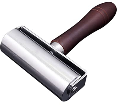 NUOBESTY Schreibtischzubehör Aus Acryl Häkeltaschen-kit Aus Leder Weihnachtliche Tonperlen Rollen Trapper-Keeper-Ordner Lederrolle Glatter Mm-größe Druckwalze Handbuch Glättungsmittel