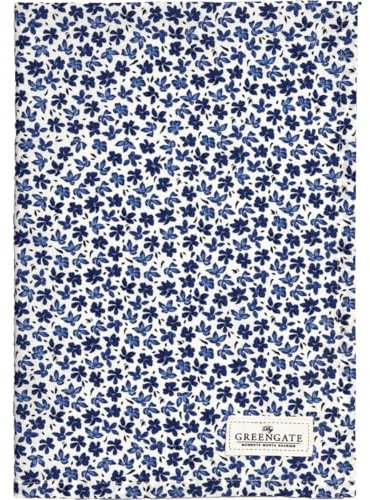 GreenGate [W1025] Tea Towel Dahla White