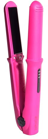 Beter - Kabelloses Mini-GRWM-Glätteisen, kompakte Größe für unterwegs, per USB wiederaufladbar, einstellbare Temperatur bis zu 200°C. Rosa