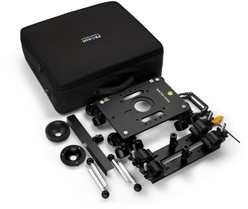 Carrello PROAIM per Polaris con estremità universali e supporto centrale. Supporta 200 kg. Include adattatori per ciotola da 75 e 100 mm.Diametro binario di binario: 1,5-1,98. (DL-PLRS-BG)