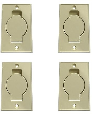 Replacement for fits (4) Central Vacuum Wall Hose Inlet Almond Bei for HOOVER - NEW