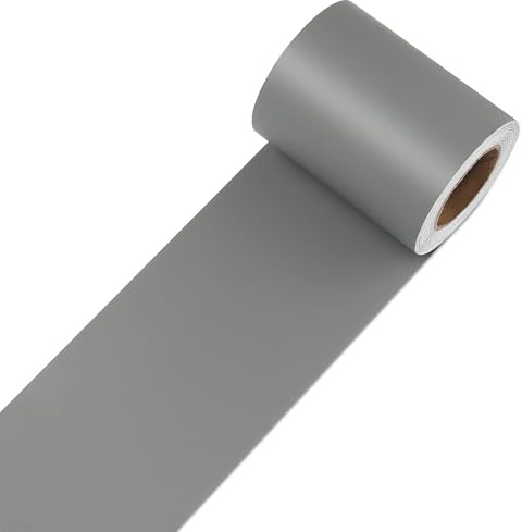 Decotalk Väggklistermärke kant Ljusgrå 7,6 x 1500 cm Tapetkant Kantpaneler Självhäftande Kanter Självhäftande Kanter Självhäftande Väggdekal Remsa Självhäftande Vägg Dekal Vattentät