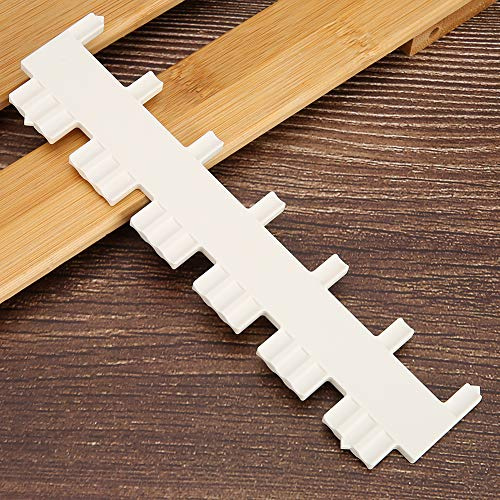 Haofy Empujador de Aguja de Paso de 6,5 Mm 1/3 para Máquina de Tejer Silver Reed LK360 LK150 LK100 SK860 Empujador de Aguja Blanco para un Buen Trabajo de la Máquina de Tejer