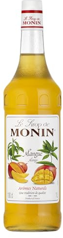 MONIN Premium Mango Syrup 700ml for Cocktails and Mocktails. Vegan-Friendly, Allergen-Free, 100% Natural Flavours and Colourings