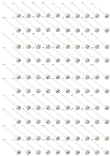 100 X GU5,3/G4/G6,35 de capacidad cerámica LED halógeno con cable