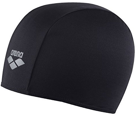 ARENA Unisex Badekappe Polyester aus Stoff (Wasserdurchlässig, Schnelltrocknend), Black (59), One Size