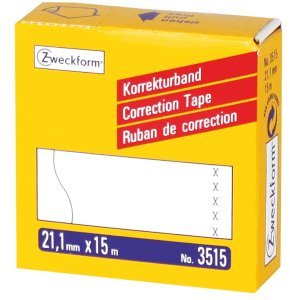 AVERY Zweckform 5 x Korrekturband Rolle 21,1mm breit
