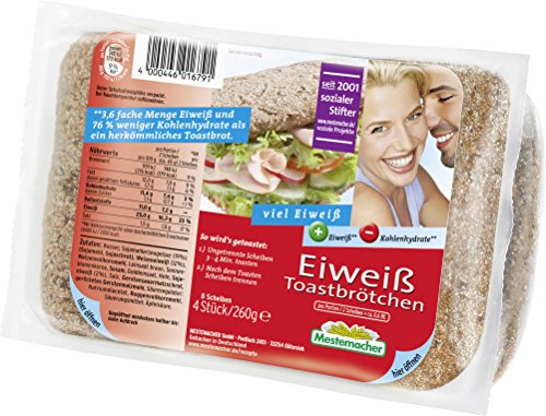 Mestemacher Toastbrötchen, Eiweiß 0,26 kg