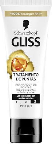 Gliss Oil Nutritive Tratamiento reparador de puntas (50 ml), renovador de puntas abiertas con keratina líquida, sérum nutritivo para cabello seco y dañado