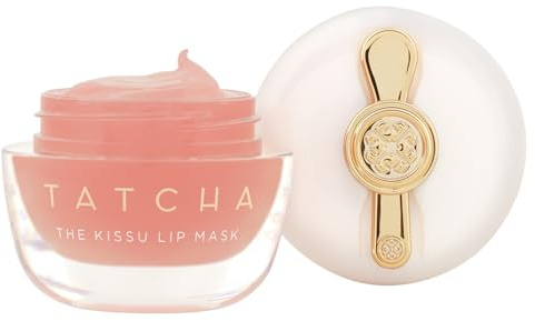 Tatcha Kissu Lip Mask | Overnight Lip Mask, Visibly Plumps and Softens for Lush Lips, 9.0 G | 0.32 oz