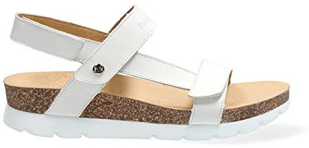 Panama Jack Damen Selma Flat Sandal, Blanco B5, 36 EU
