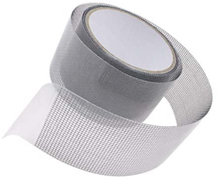 Mikikit Screen Door Repair Tape Window Mesh Tapes Self-adhesive for Repair Use in Home Outdoor Scenarios