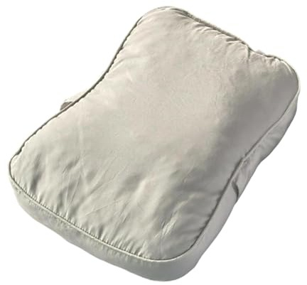 Milageto Almohada para debajo de las rodillas, cojín de apoyo para las piernas, almohadilla versátil para dormir, cojín para las rodillas para, Gris