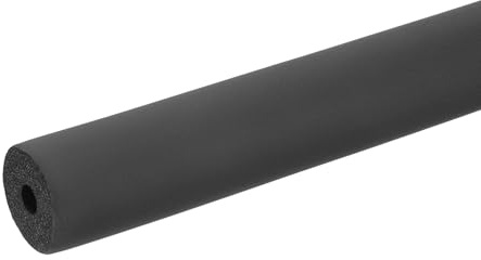 PATIKIL 10 mm (3/8 tum) ID x 3,3 fot x 0,5 tum rörisolering skumrör, rörskydd wrap rullstång för handtag grepp HVAC luftkonditioneringsenheter, svart