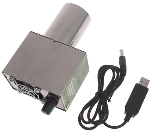 USB-luftfläkt utomhus grillfläkt justerbar hastighet elektrisk grill vedspis camping turbo + samlingsrör kol metall smältning USB utomhus grill fläkt justerbar hastighet elektrisk grill trä +