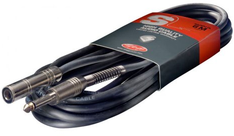 Stagg SAC6PJ DL Audio Kabel (6m, DLX: Stecker-auf-Buchse)