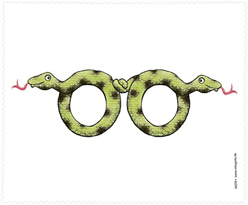 Inkognito Brillenputztuch 18 x 15 cm • 44270 ''Brillenschlange Künstler Martin Scheffler