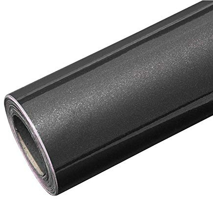 Kitchen Cupboard Doors Units Wall Draws Cover Self Adhesive Gloss Matt (61cm*5m, Black)