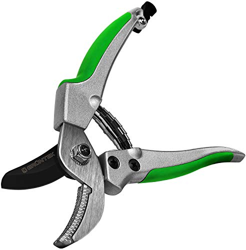 GRÜNTEK Sécateur de Jardin Petit à Enclume 195mm. Sécateur Rosieres Fleurs Plantes pour petites mains