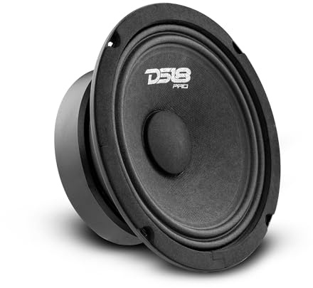DS18 PRO-GM6 klassischer Mitteltöner Lautsprecher 8-Ohm - 480 Watt Max, 140 Watt RMS - 1 Lautsprecher Neues Modell 6.5-Inch