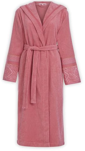 Pip Studio Kapuzen-Bademantel Soft Zellige | Coral - L