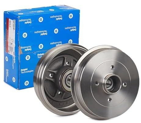 2x DELPHI BFR538 Bremstrommeln Set Ø203mm Hinten