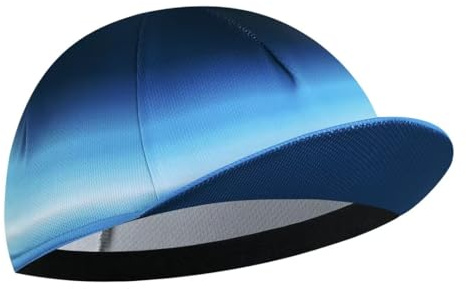 Corsehild Gorra de ciclismo para hombre y mujer, sombrero de ciclismo debajo del casco, poliéster, transpirable, absorbe el sudor, Bplan-1, talla única