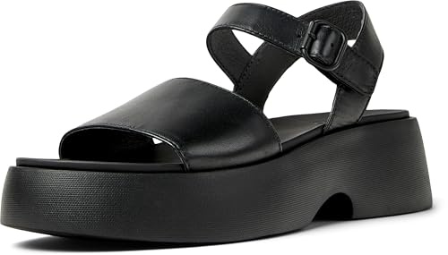 Camper Tasha K201659 - Sandalias con plataforma, Negro 006, 41 EU