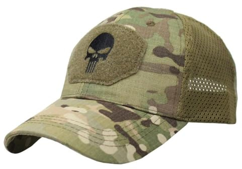 Wisafory Casquette de Baseball Camouflage Militaire Casquettes de Baseball Casquettes Unisexe Casquette Militaire Sport Baseball Casquette pour les activités de plein air telles que la pêche, le