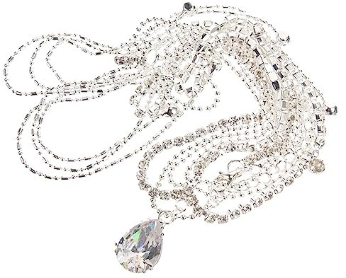 HONITANO Dekorativ Huvudkedja Med Rhinestones Elegant Håraccessoar För Bröllop Och Fester För Kvinnor Unik Design För Stilsäkra Utseenden