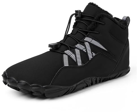 Botas de Senderismo Invierno for Hombre, Botas Nieve cálidas con Drop Cero, Zapatillas Impermeables Puntera Ancha for y Caminatas al Aire Libre, Unisex