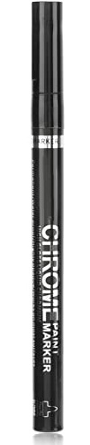 Spegelmarkör Penna Chrome Paint Marker Fiberspets Vattentät 0,7 mm UV-skydd Bläck Glans flytande färgmarkör för glas Metall Keramik Plast DIY Graffiti Bildelar Skor