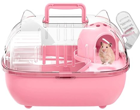 Hamsterbur För Transporter Bärbar Resebur Med Skydd
