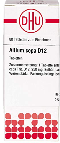 DHU Allium cepa D12 Tabletten, 80 St. Tabletten