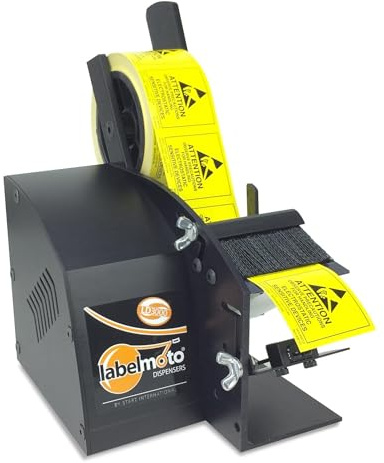 Start International LD3000 Electric Label Dispenser – High-Speed Sticker Dispenser with Automatic Peeling for Small Labels – Compact Design, Adjustable Photosensor, 7.5 Roll Capacity