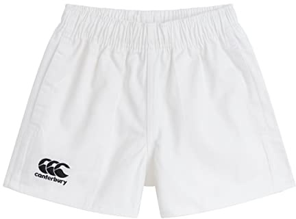 Canterbury pojkar Rugbyshorts i bomull Professional Cotton Shorts | Rugby Short | Internal Drawstring & Pockets | Gym/Training Short