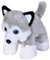 Wild Republic Hug'ems Plüschtier, Kuscheltier, Hund Husky 18cm
