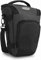 Baxxtar PRO NOVO II Borsa per fotocamera SLR – Borsa a fondina per DSLR E fotocamere mirrorless – con tracolla, cintura ventrale, passante per cintura E copertura antipioggia – Nero