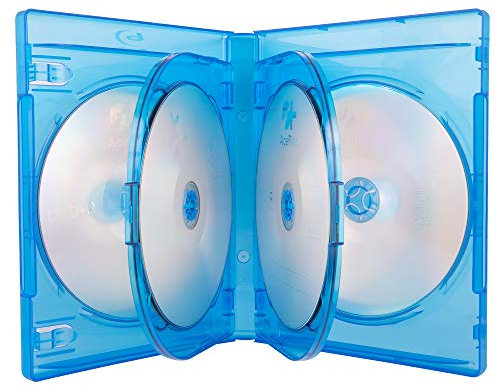 AcePlus Multi 6-Disc Disc Blu-Ray Case in 22mm Super Thick Thickness with Inner Hinge Tray - Single Case (1 Piece)