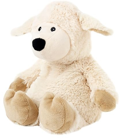 Warmies Plush Sheep Microwavable, French Lavender Scented and Weighted, Hot or Cold Soft Teddy for Relaxation and Warm Relief, Suitable for Adults and Children
