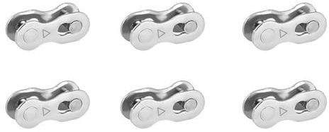 HOUSON 6 eslabones de cadena de bicicleta, cierre de cadena de bicicleta, acoplamiento rápido, conector para cadena de 6-7-8 velocidades