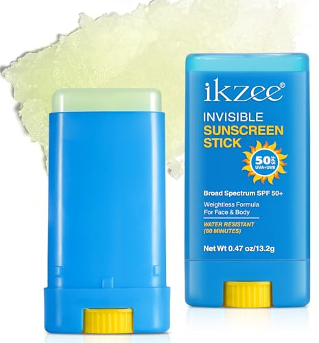Stick Solaire Invisible SPF 50+ Protection Hydratante et Imperméable Longue Durée Visage et Corps - 13g