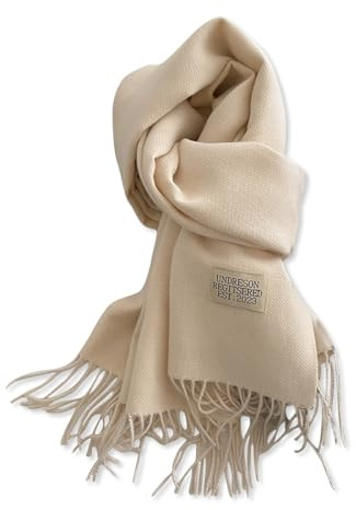 LumiSyne Reversibile Sciarpa In Cashmere Per Donna Uomo Tinta Unita Pashmina Scialle e Wrap Double-Face Bicolore Tessitura Pianura Sciarpa Con Nappa Lungo Grande Sciarpe Leggero Calda Stole