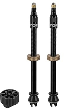 Topeak Turboflow Valve Kit 80mm, Presta, Black