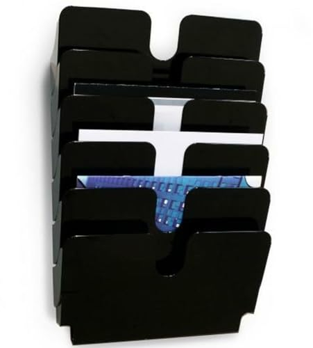 Durable Prospektspenderset (Flexiplus 6 Querformat, A4) 1 Set, schwarz, 1700014061