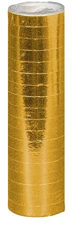 Boland - Luftschlangen, Länge 400 cm, Metallic, Glänzend, Hochzeit, Heiratsantrag, Jubiläum, Karneval, Geburtstag, Dekoration, Disco, Kindergeburtstag, Kindergarten, Gartenparty