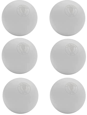STX Lacrosse Balls White - Confezione da 6